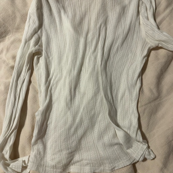 NWOT Doen Paola knit henley top - Picture 4 of 4